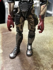 Mutant Earth RED VANE 8″ Figure Stan Winston Creatures Zombie Alien Cyborg 3A
