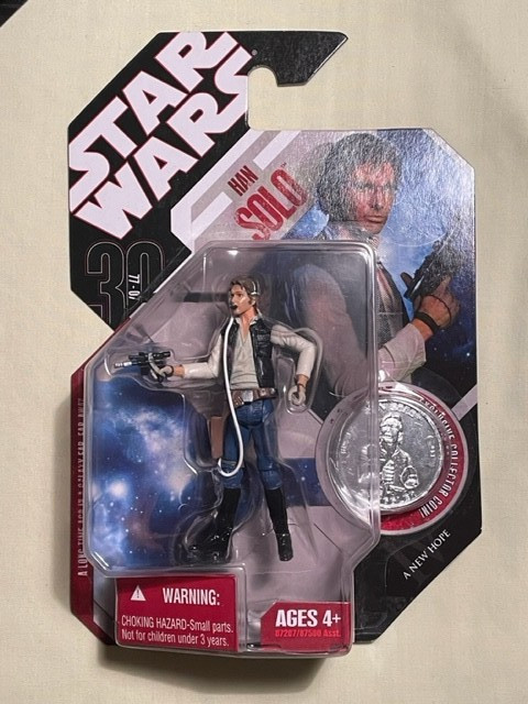 Star Wars 30th ASnniversary Han Solo 3.75″ Action Figure New in Package