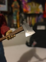 Custom 1/6 Scale Jack Torrence .the Shining. W/Custom Stand.real Metal Axe. Etc