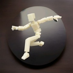 Dummy 13/Easy 13 Action Figure | 3D Printed Poseable Articulated Collectible Toy