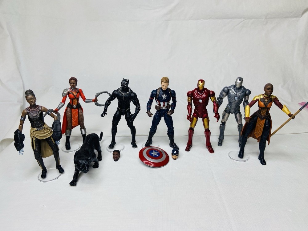 1/12 6″ Marvel Legends Movie MCU Iron Man Captain America Black Panther Figures