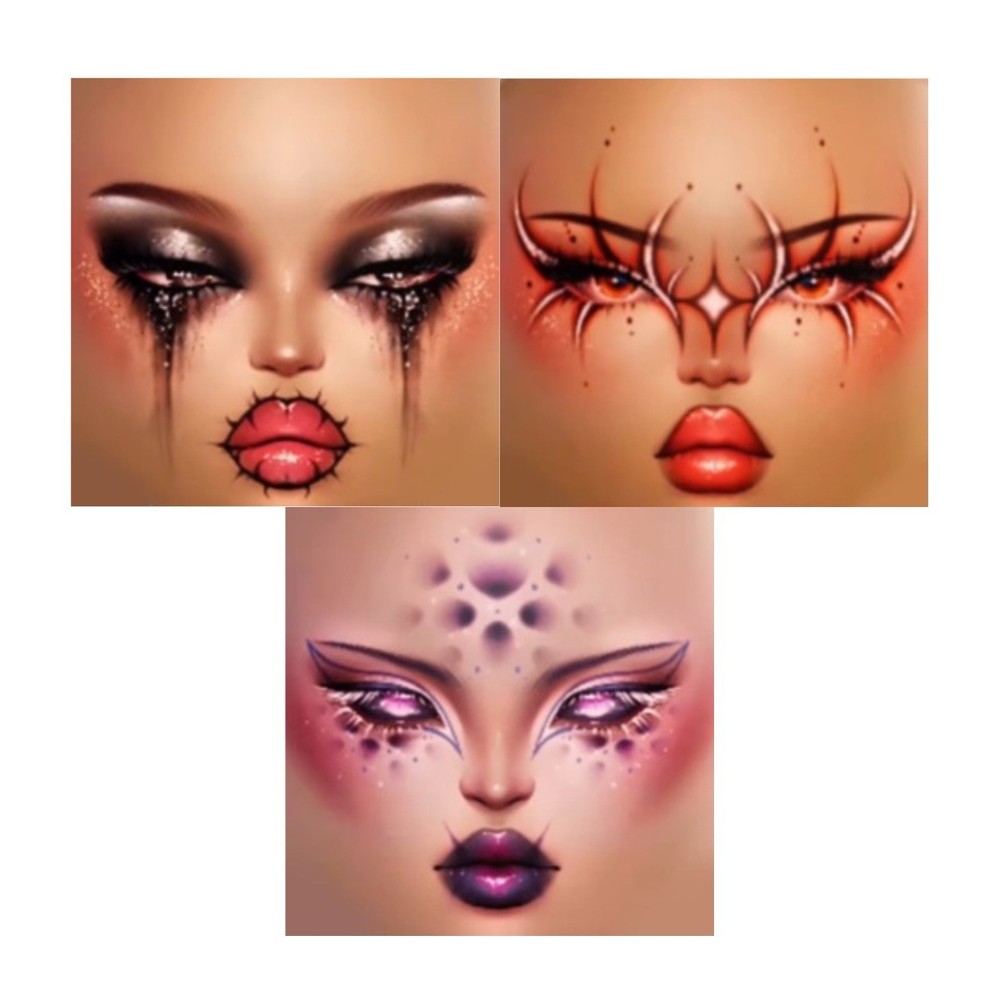 Dress to Impress DTI Halloween Edition Series 2 DLC *UNIQUE FACES* RARE Toy Code