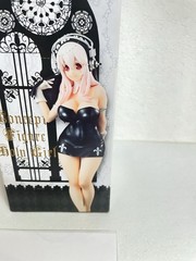FuRyu Super Sonico Figure Holy Girl Black Ver Unopened Used DDP Japan Rare Anime
