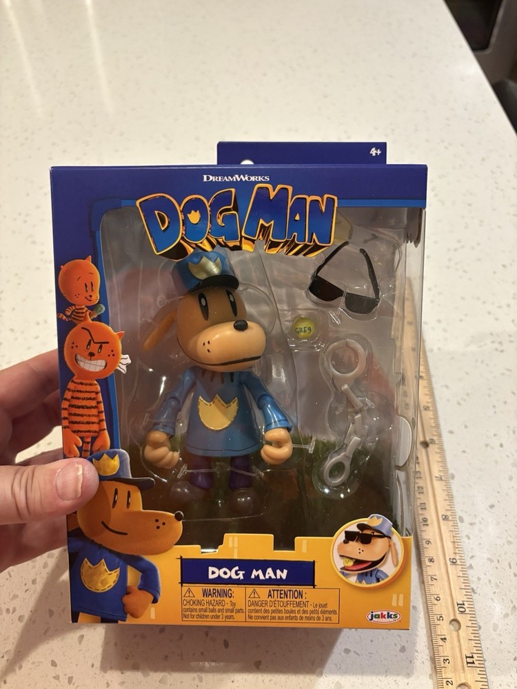 DreamWorks Dog Man Movie Dog Man 5” Action Figure New in Package JAKKS Pacific