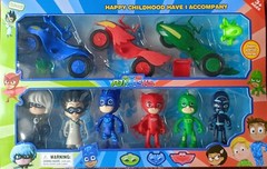 Cartoon Superhero PJ Masks Toy Set