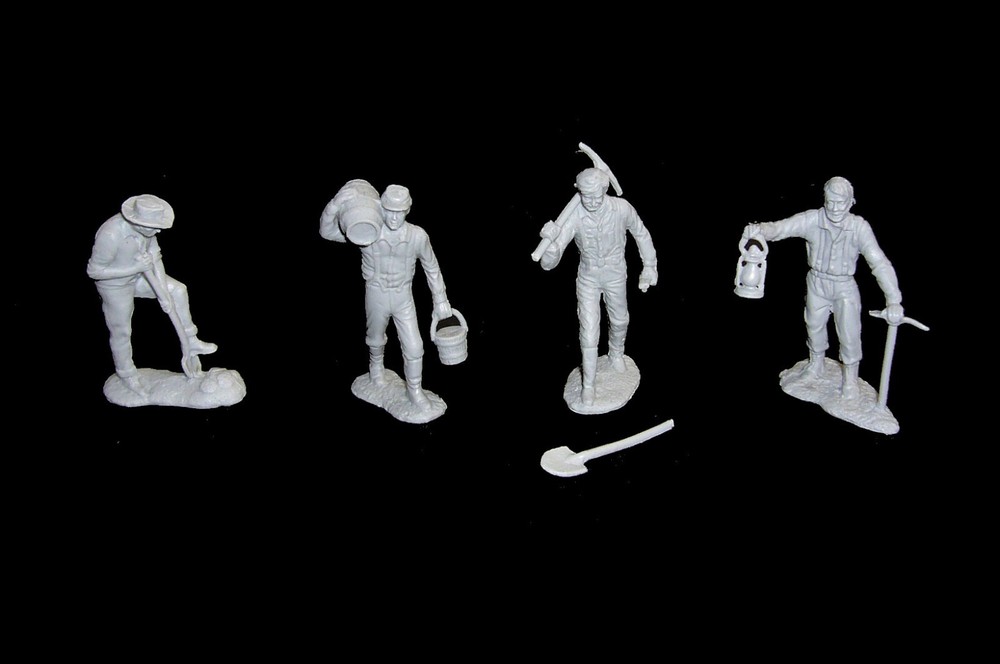 MARX western Miners & Prospectors set #2 resin toy soldiers playsets