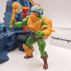 Vtg BATTLE RAM & MAN-AT-ARMS Motu Masters Of The Universe action Figures N-2