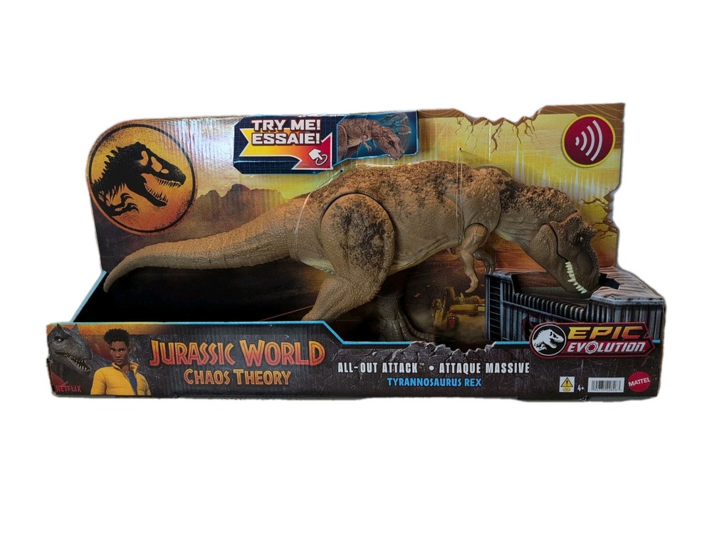 Jurassic World Epic Evolution Chaos Theory All-Out Attack Tyrannosaurus Rex