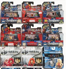 Marvel Minimates Lot of 42 Featuring X-Men, MCU Tie-Ins, & More (Diamond Select)