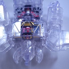 Super7 Cyborg Mighty Morphin Power Rangers Megazord Clear Figure – No Box