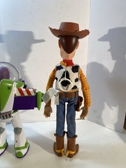 Thinkway Toys Drop Down Woody And Buzz Lightyear Tested Works