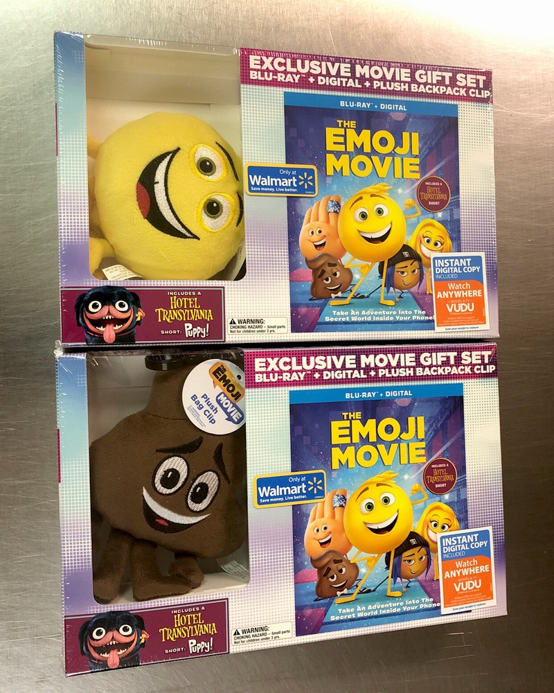 SONY PICTURES ANIMATION ( LOT OF 2 ) THE EMOJI MOVIE EXCLUSIVE GIFT SET