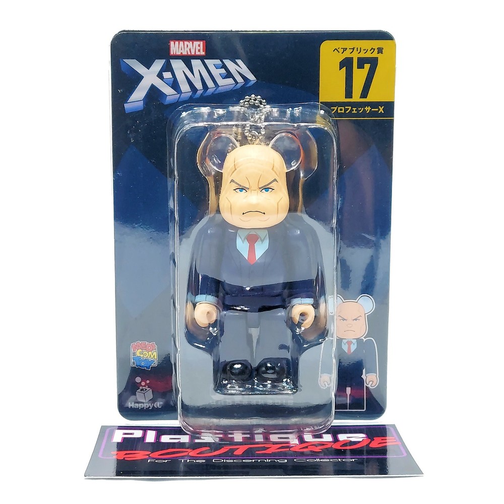 Bearbrick X-Men Professor Xavier #17 100% MOC HAPPY KUJI MEDICOM MARVEL LOTT…