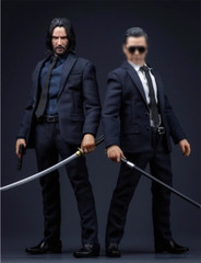 AT custom 1/12 John Wick Keanu Reeves &Kane Raymond 6″ Collectible Action Figure
