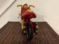 Power Rangers Dino Thunder Raptor Motorcycle & Bandai Red Ranger VINTAGE Bundle