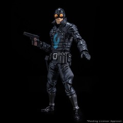 Hellboy Lobster Johnson 1/12 Scale Action Figure 1000 Toys