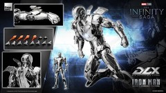 Threezero – Marvel: The Infinity Saga – DLX – Iron Man Mark 2 (Chrome Edition) A