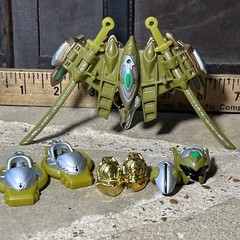 Power Rangers Time Force Green Battle Warrior Ranger Armor Parts Accessories