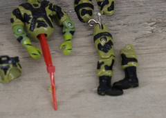 GI Joe Hit & Run 1988 Vintage ARAH Action Figure Parts Repair Hasbro