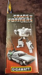 Transformers x Back to the Future Delorean Time Machine 35 Gigawatt