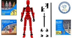 T13 Fully Articulated 3D Action Figure – Customizable Pocket-Sized Robot Toy