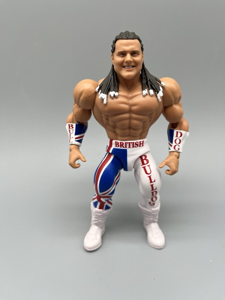 WWE Superstars Series 9 BRITISH BULLDOG Walmart Wrestling 5.5” Action Figure
