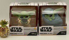Star Wars Baby Yoda 2.2in Sipping Soup Blanket Wrapped Figure 2 pack MANDALORIAN
