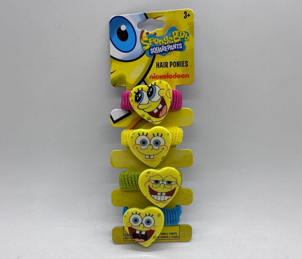 Nickelodeon SpongeBob SquarePants Girls Hair Ponies – 2010 – H.E.R Accessories