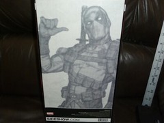 DEADPOOL SIDESHOW COLLECTIBLES 2015 EXCLUSIVE 12 inch FIGURE BOXED ITEM # 10078