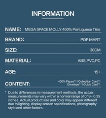 Authentic MEGA SPACE MOLLY 400% Portuguese Tiles – MACAU LIMITED EDITION