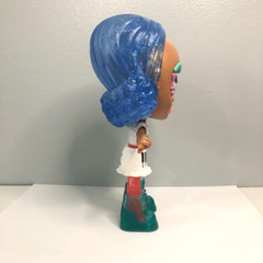 customizable lotta looks doll skate pop used blue hair piano skirt 6.5 Inch