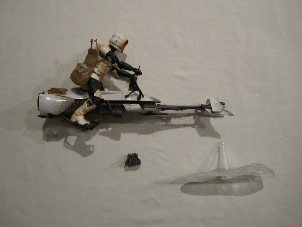 Star Wars Black Series Speeder Bike 6″ Scout Trooper & The Child-The Mandalorian