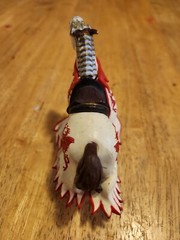 Papo Knight Horse Red And White Vtg 2004 Toy Figure