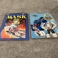 1986 Kenner park toys mask coloring book 1985 Tonka Gots coloring book