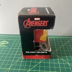 Marvel Avengers- Die Cast Helmet -Iron Man- Walgreens Exclusive Red Yellow