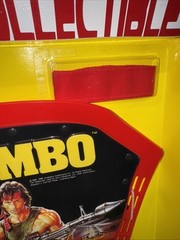 RAMBO Toys For Bikes 3-D Bike Shield W/ Classic Headband Stallone NEW ARCO 1986