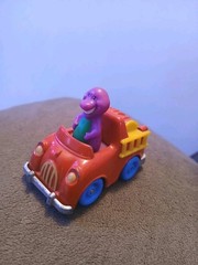 Barney Lyons Group Fire Truck Engine Dinosaur Die Cast Car 1993 Vintage Toy Car