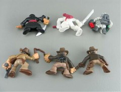 Hasbro Adventure / Combat Heroes Indiana Jones GI Joe Cobra Ninja Figures Lot