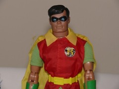 VINTAGE SUPERMAN / BATMAN / ROBIN 12″ TALL ACTION FIGURES – INTACT & COMPLETE