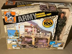 Vintage ARMY FORWARD COMMAND POST For 12″ GI Joe Size Figures Factory Sealed/New