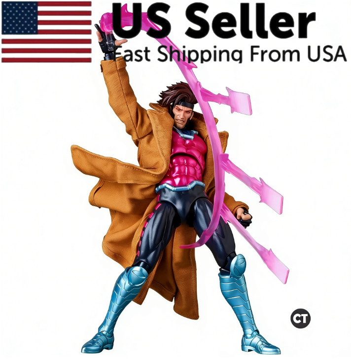6″ Gambit X-Men Comic Version w/Accessory Action Figure CT Toys New Box #131