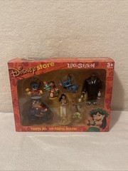 Lilo & Stitch 7 Piece Figures Set Disney Store Exclusive NEW IN BOX FREE SHIP