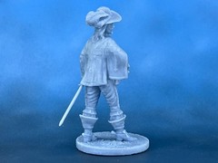 Musketeer Soldiers. Scale Miniature Resin Model for Collectors 40mm