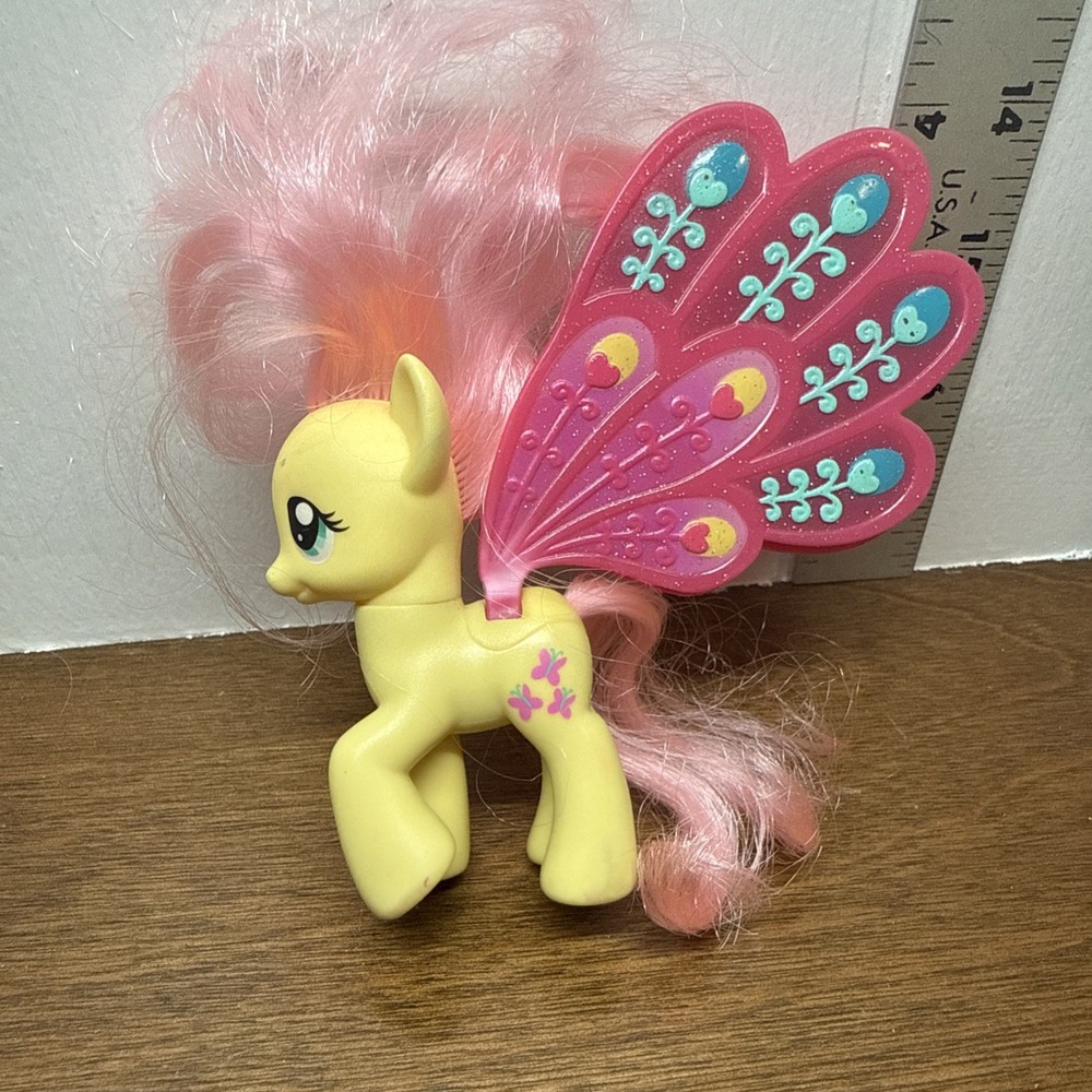 My Little Pony Fluttershy Glimmer Wings Butterfly Pegasus FIM Brushable Hair MLP