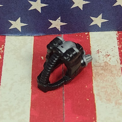 GI Joe (2000s) 1/2″ inch Military SCUBA Helmet in black with silver