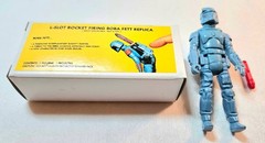 Custom STAR WARS Rocket Firing Boba Fett L-Slot 3 3/4 action figure with box NEW