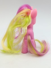 My Little Pony G4 LULU LUCK Brushable Hair Pink Green Horshoes Cutie Mark