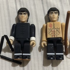 Medicom Toy KUBRICK Bruce Lee 3 Piece Mini Toy Figures Complete With Accessories
