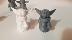 Baby Yoda The Child Figure DIY or Painted Miniature 3D Printed