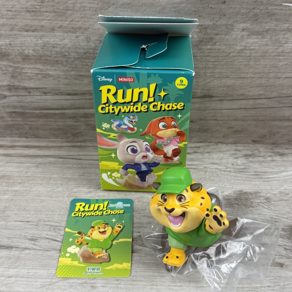 Disney and Miniso Run Citywide Chase Series Zootopia 2 Blind Box Clawhauser